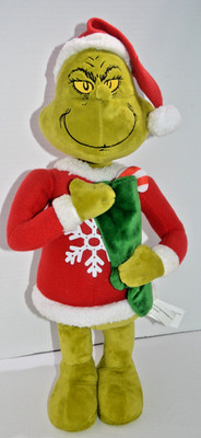 Gemmy Dr. Seuss The Grinch Door Greeter 24'' Plush How the Grinch Stole Christmas