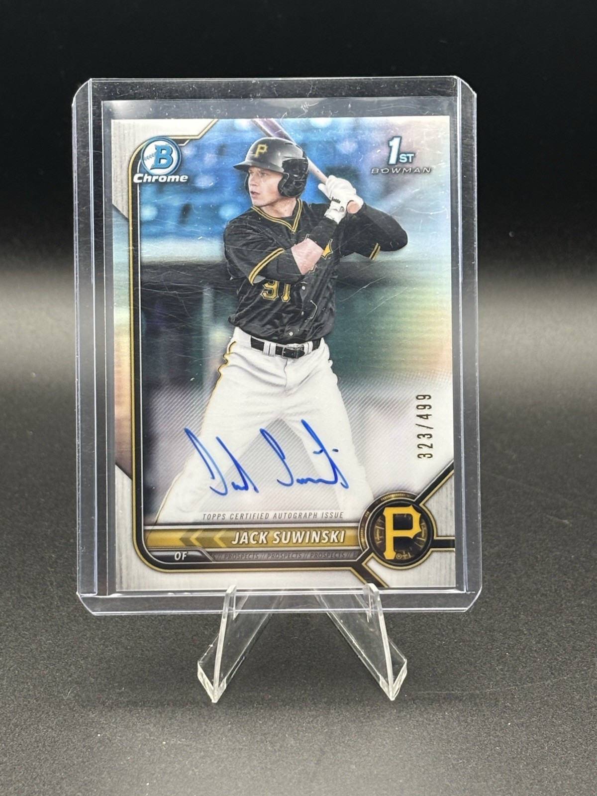 2022 Bowman - Chrome Prospect Auto Jack Suwinski #CPA-JS Refractor /499