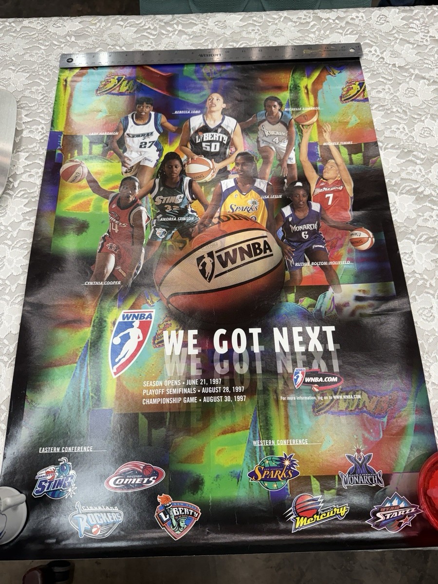SUPER RARE 1997 WNBA Inaugural Season Lisa Leslie Sparks