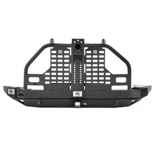 Smittybilt 76896 XRC Atlas Rear Bumper w/Tire Carrier Blk for Jeep Wrangler JK 2