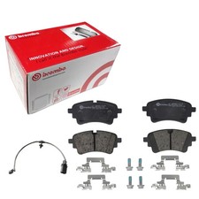 BREMBO Bremsbeläge mit WAKO Hinten für AUDI A6 C8 A7 4KA Q5 FYB