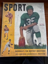 FREE SHIP! Sport Magazine January 1955 Issue w/Philadelphia Eagles Pete Pihos