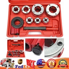 Ratchet Ratcheting Pipe Threader Kit 3/8" to 2" Dies and Portable Storage