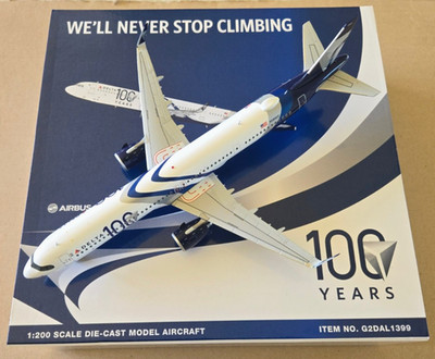 1:200 Airbus A321neo / A321-200 Delta Airlines 100 Years N589DT Gemini Jets