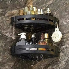 Adhesive Bathroom Shower Caddy Shelf No Drill Shampoo Towel Storage Organizer