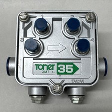 Toner 35 Digital Cable TV Splitter 5-1000MHz 4 Port XMT 4-35 Green Splitter CATV