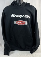 Snap-on Tools Hoodie Men  s Size 2XL Black Long Sleeve Pullover Sweatshirt