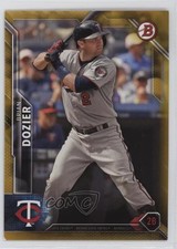2016 Bowman Gold 8/50 Brian Dozier #53 3wu
