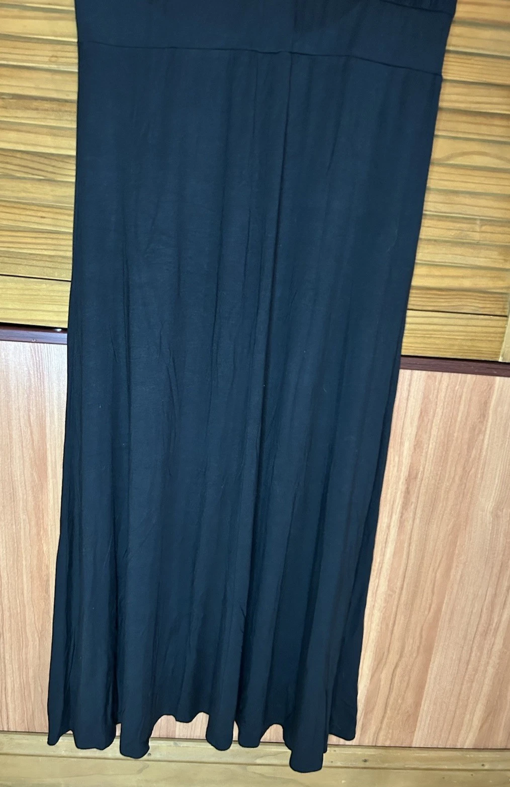 UNDERCOVER Maxi abito vintage Victoria's Secret nero vita bassa manica dolman rete taglia M