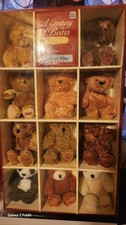 RARE VINTAGE ANIMAL ALLEY 2000 "A CENTURY OF BEARS" 4.25" TALL NEW IN BOX