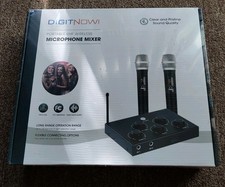 DIGITNOW Portable Microphone Mixer System Set UHF Wireless