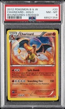 2012 POKEMON B&W BOUNDARIES CROSSED #20 CHARIZARD-HOLO PSA 8