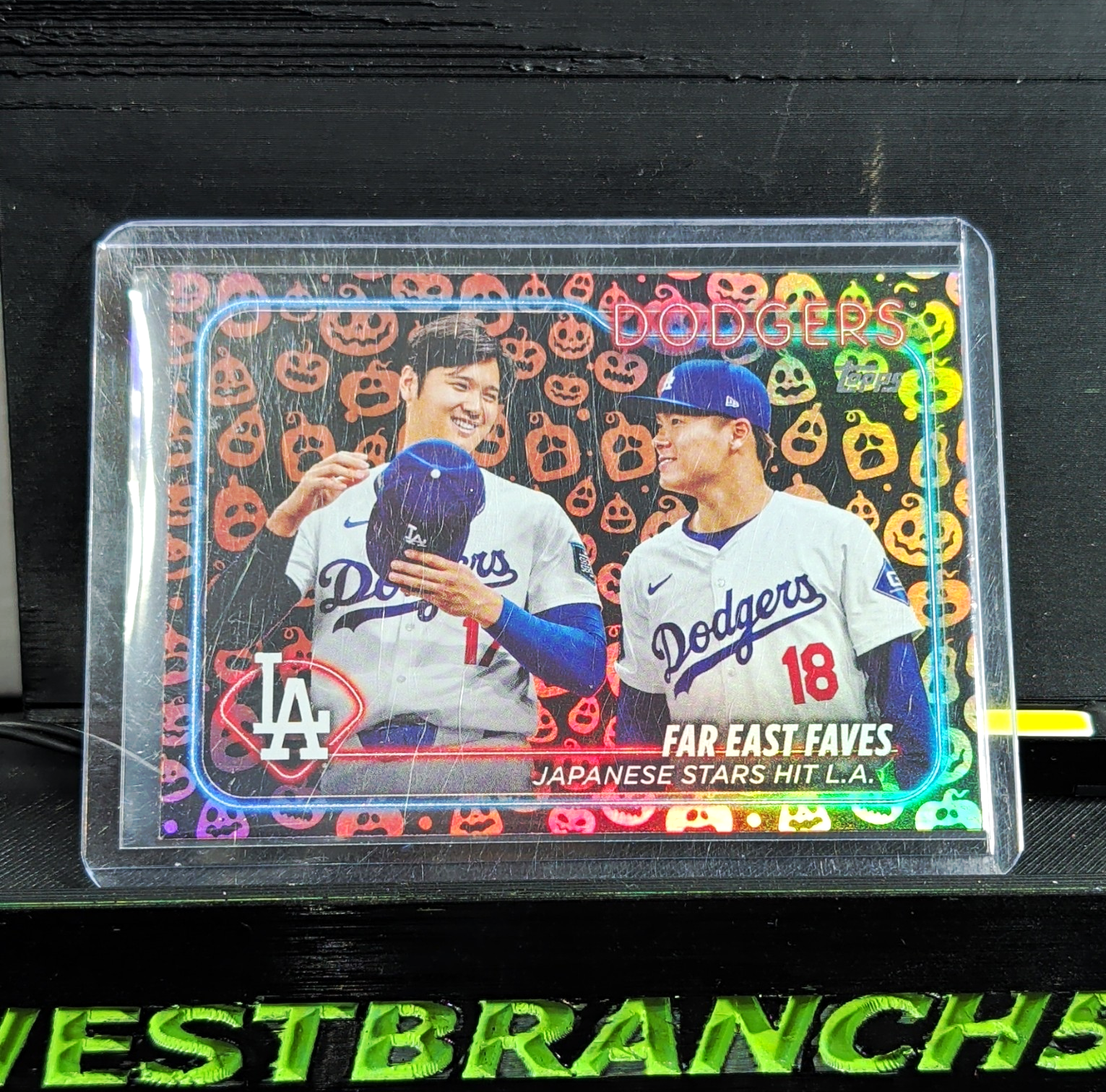 Topps 2024 Update Veteran Combos Ohtani Yamamoto Dodgers US13 Jack-O'-Lantern