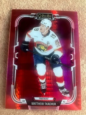 Matthew TKACHUK 2025-26 OPC Platinum Hky Red PRISM #/199 Parallel #175 Panthers
