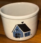 Vintage Crock Robinson Ransbottom Pottery ~ House. RRP Co Jar Roseville OH