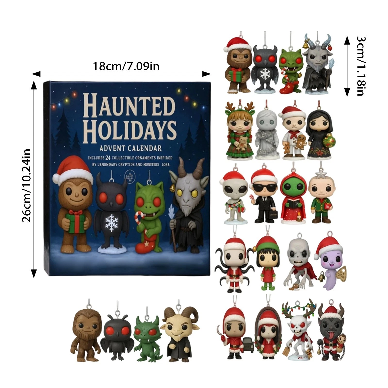 Haunted Holidays 2025 Advent Calendar 24 Days Countdown Calendars 24 Monsters