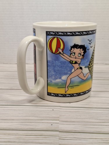 Betty Boop 1997 Beach Day 32 oz Coffee Cup - Simsons Giftware - Picture 4 of 6