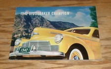 Original 1942 Studebaker Champion Deluxe Sales Brochure 42 Coupe Sedan Original 1942 Studebaker Champion Deluxe Sales Brochure 42 Coupe Sedan