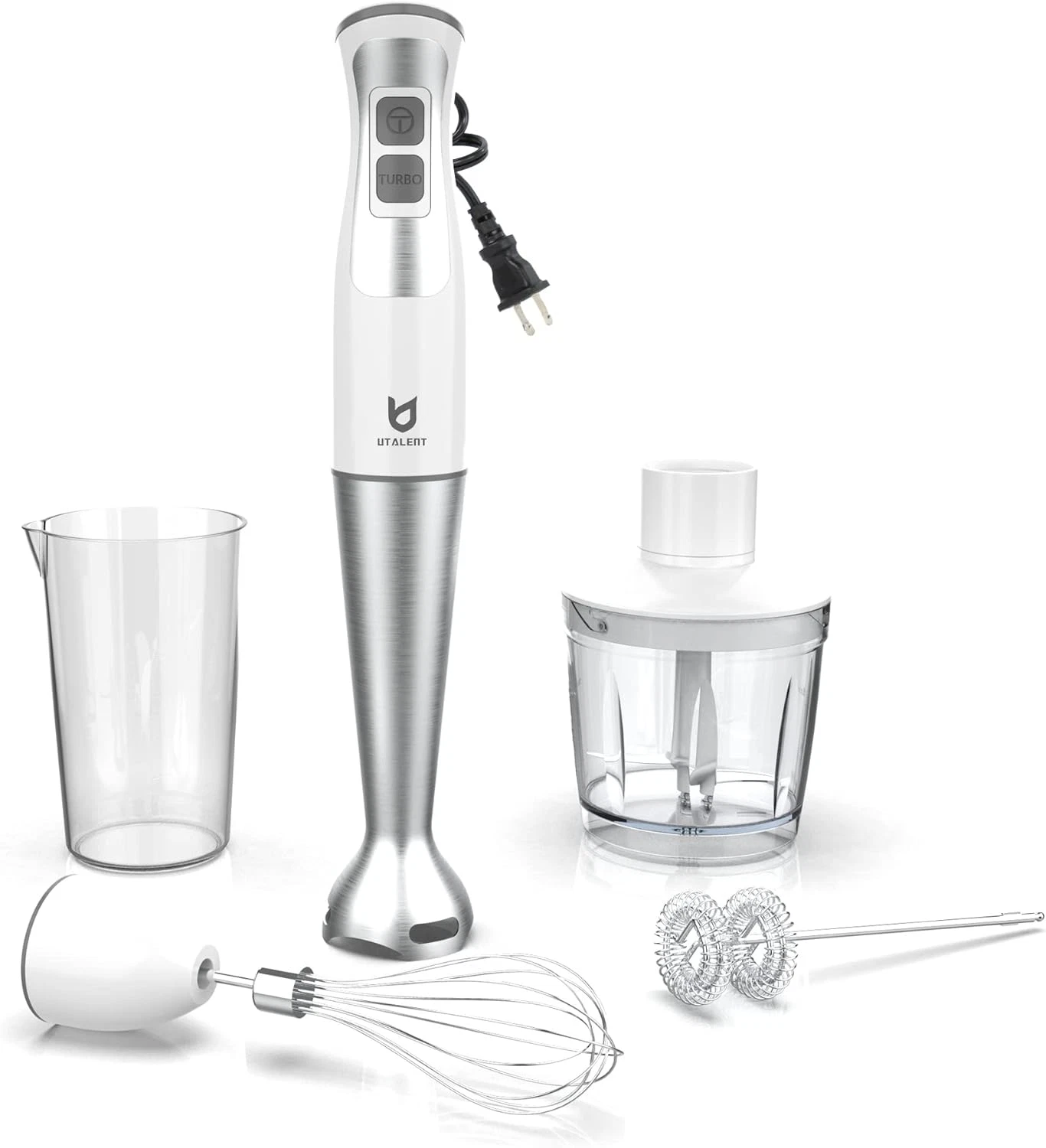Immersion Hand Blender, 5-in-1 8-Speed Immersion Blender with 500Ml Food Grinder
Opens in a new wind