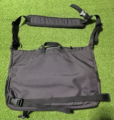 Patagonia Half Mass Messenger Crossbody Backpack Bag Laptop Black
