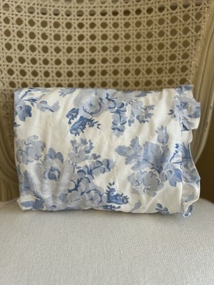 Pottery Barn Teen LoveShackFancy Damask Backrest Pillow Cover Blue NWOT OB