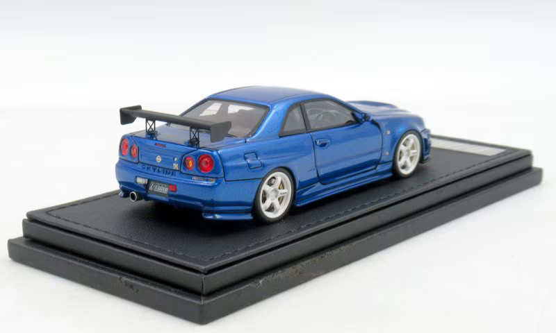ignition model 1/43 Nismo R34 GT-R Z-tune Bayside Blue IG0791 | eBay