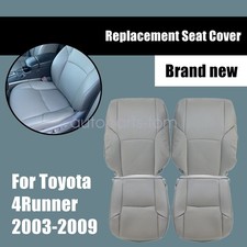 For 2003-2009 Toyota 4runner Limited Front Both Bottom Top Seat Cover Gray For 2003-2009 Toyota 4runner Limited Front Both Bottom Top Seat Cover Gray