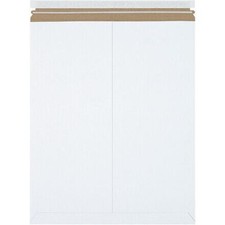 100 White Flat Mailers 17x21 Self Seal Rigid Envelopes for Posters & Documents