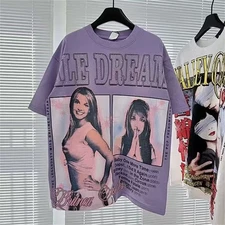 Vale Forever Icon Bling Tee 'Mauve' Men's Rhinestone Quality Streetwear T-shirts