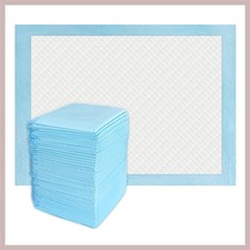 50 Count Super Absorbent Disposable Underpads, 17  x 13  - 5 Layer Protection