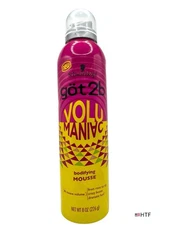 Schwarzkopf Got2b Volumaniac Bodifying Hair Mousse #4 Insane Volume, 8oz