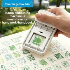 Large Postage Stamp Paper Craft Punch DIY Scrapbook Journaling Embosser