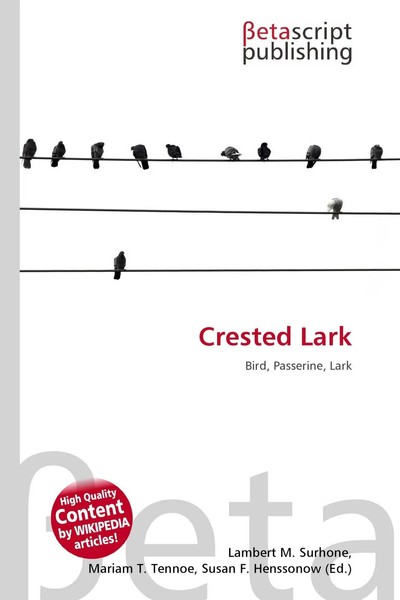 Lambert M. Surhone (U. A.) | Crested Lark | Taschenbuch | Englisch (2026)-image