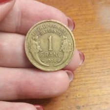 France 1 Franc 1934 Marianne « Liberté Égalité Fraternité » pièce de monnaie