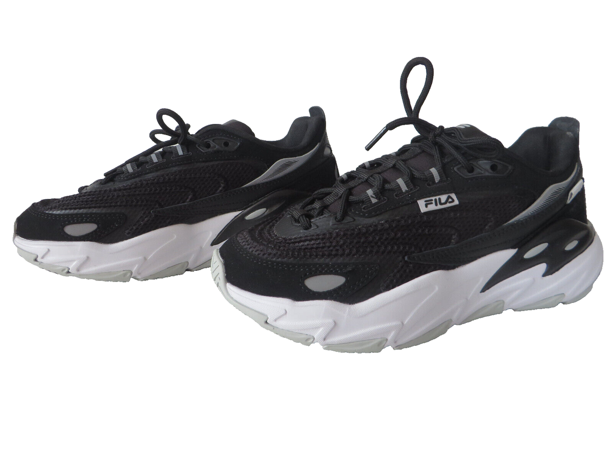 neu ° FILA coole Sneakers 38,5 schwarz Jungen Schuhe