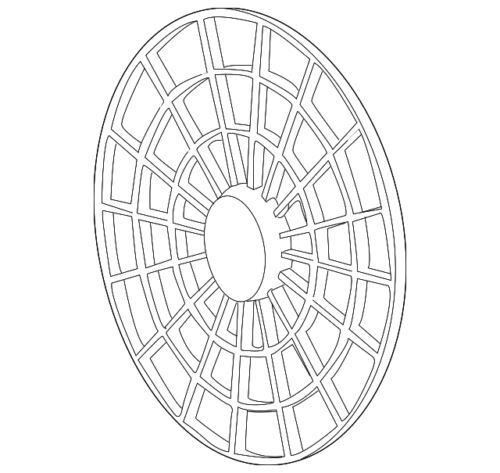 Protector de ventilador para Saturn L300/L200/LW200/L100/LS1 2000-2005 (N/P 09129420)