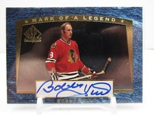 BOBBY HULL 1997-98 UD SP MARK OF A LEGEND AUTOGRAPH AUTO #542/560! BLACKHAWKS!!