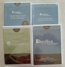 4 Creative Memories Software Manager 2.0 StoryBook Creator Digital Content NEW