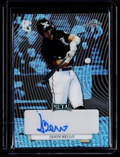 2023 Leaf Perfect Game Metal #1/1 Platinum Mojo Jason Bello Auto