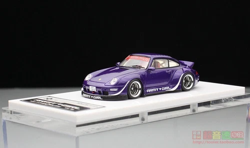 Fuelme Fumei 1:64 993 RWB army girl resin limited edition car model wide body - Foto 4 di 15