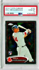 2012 Topps Chrome Wil Middlebrooks PSA 10