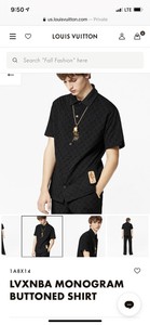lv button down shirt