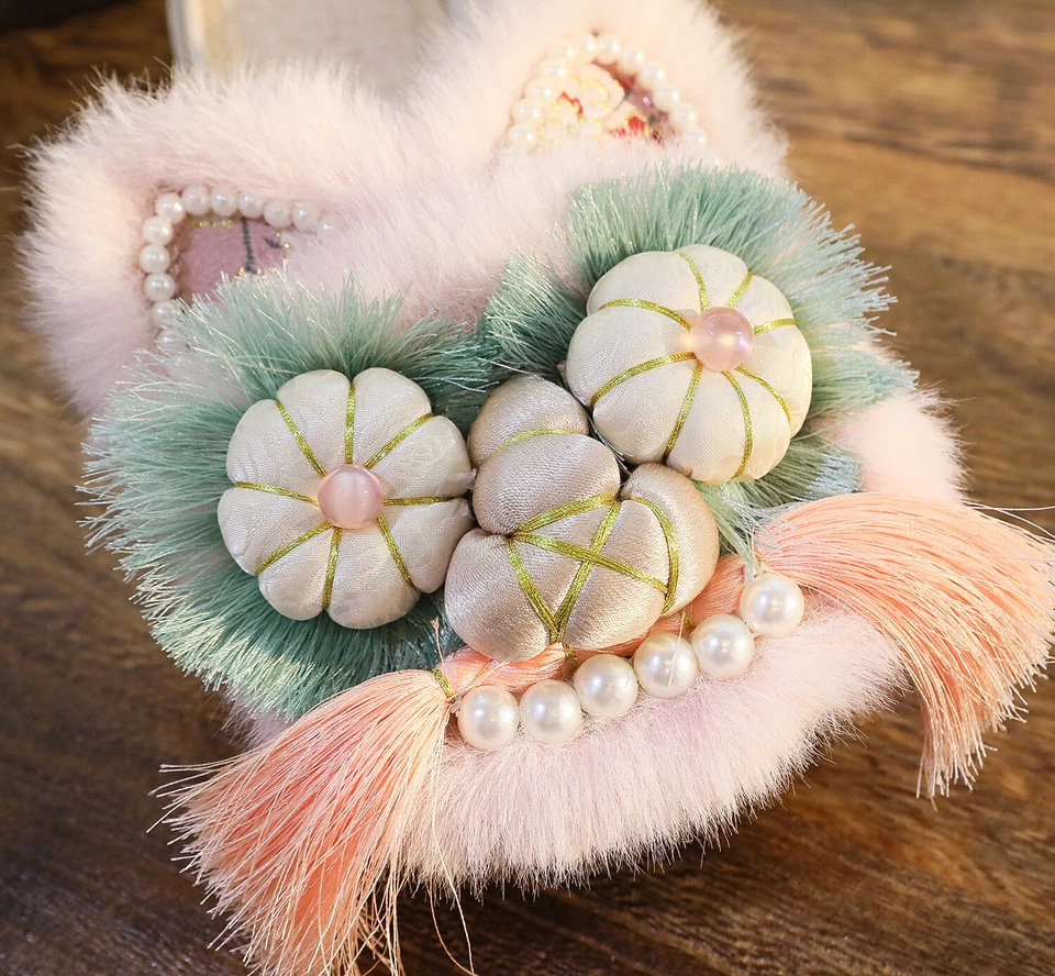 Mujer Retro Zapatilla Mules Piel China Hecha a Mano Zapatos Informales Diseño Animal Planos Foto 3 de 4