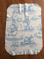 Disney Winnie The Pooh Bear Friends Piglet Blue Baby Security Blanket Lovey