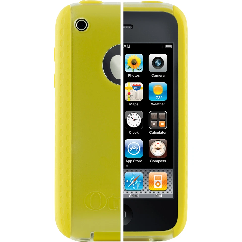 Otterbox Apple iPhone 3GS/3G CommuterTL Case Dual-Layer Hybrid Yellow Cover - Image 2 of 4