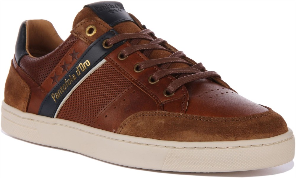 Pantofola D'Oro Vicenza Uomo Low Top Suede Sneaker Brown Mens US 7 - 13