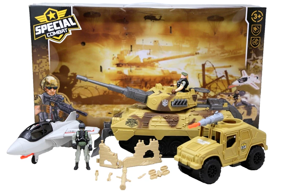 Juego de Combate Especial con Vehículos Militares Figuras de Acción y Accesorios (3+) Foto 2 de 4