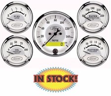 Autometer 880087 - Ford Masterpiece Electric 5 Gauge Kit - 3-18 Autometer 880087 - Ford Masterpiece Electric 5 Gauge Kit - 3-18
