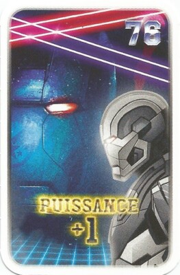 MARVEL CARD. SUPERHELDEN. LECLERC 2021 ENTHÜLLT DEINE MACHT. POWER + 1. Nr. 76