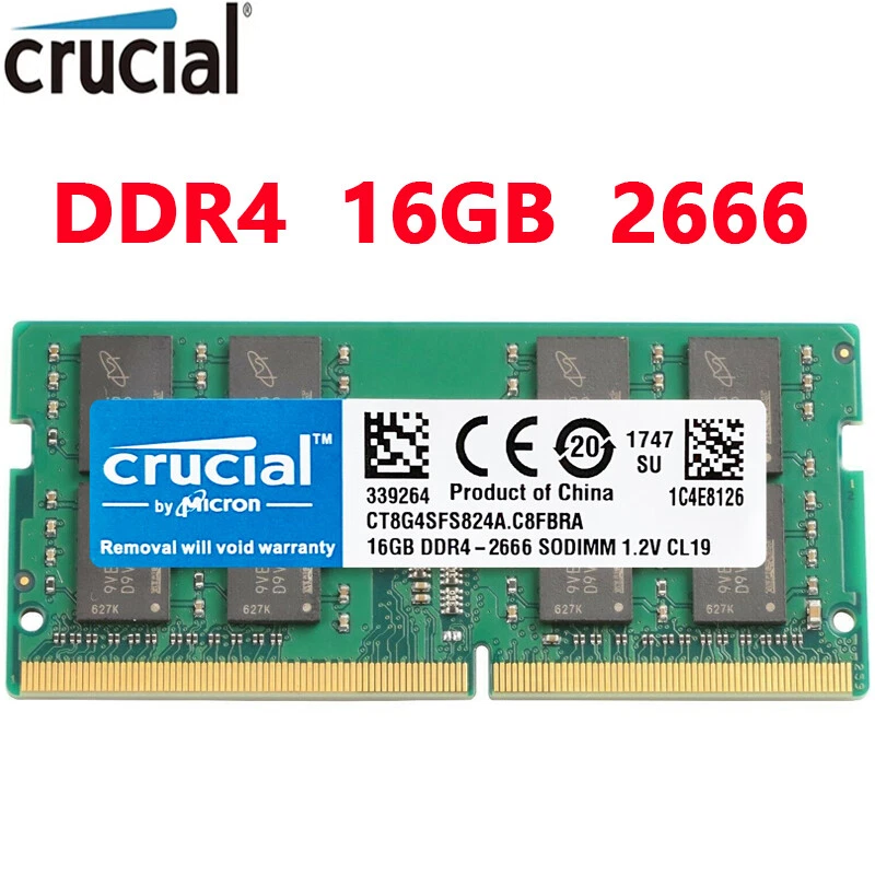 Crucial PC4-21300 (DDR4-2666) Bus Speed DDR4 SDRAM Memory (RAM
